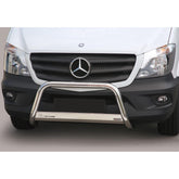 Mercedes Sprinter 2014 On Misutonida Ec Approved Front A-bar - 63mm - Stainless Finish